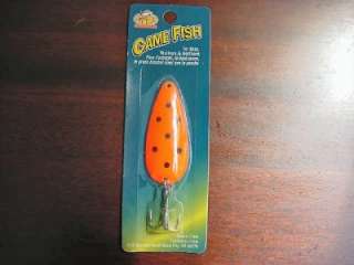 Brand New Apex Tackle Game Fish SP58 5 Orange/Blk Spoon  