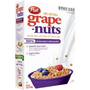 Post Grape Nuts Cereal, 64 Ounce Boxes  Grocery & Gourmet 