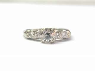 Fine Old European Cut Diamond Engagement Ring 1.28CT  