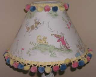 ABC * OVER THE MOON * TOILE BABY NURSERY LAMPSHADE  