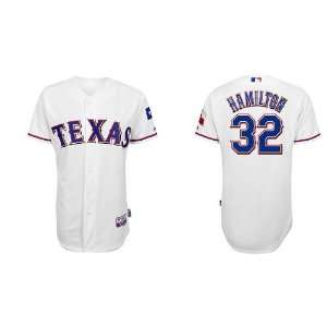 Wholesale Texas Rangers #32 Josh Hamilton White 2011 MLB Authentic 