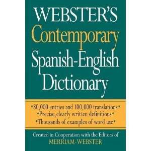  Websters Contemporary Spanish English Dictionary (Spanish 
