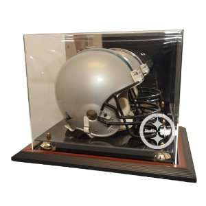    Pittsburgh Steelers Zenith Helmet Display, Brown