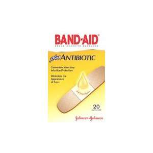 Band Aid Antibiotic Plus Strips 20