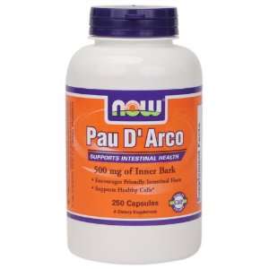  Now Foods, Pau DArco 500 mg 250 Capsules Health 