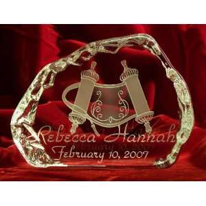   Personalized Full Lead Crystal Bat Mitzvah Gift