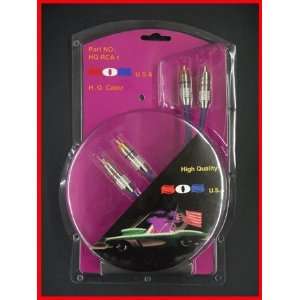  SOS HQ1B 1 Ft RCA Cable (Purple) Electronics