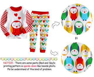 NWT Baby & Toddlers Sleepwear Pajama SetColorful Owl  