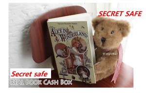 secret real book safe hidden storage stash w key lock  