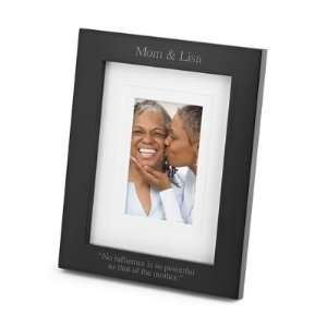  Personalized Portrait Black Wood 5x7 Picture Frame Gift 