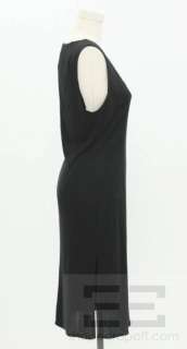 Dolce & Gabbana Black Semi Sheer Sleeveless Dress Size 46  