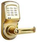 Digital Keyless Door Lock Keypad Lock 6600 88 Right Handle Gold