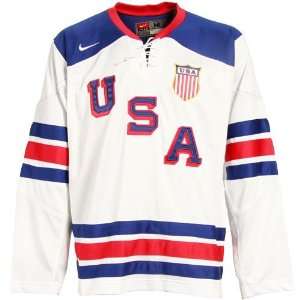  Nike 2010 Winter Olympics Team USA White Hockey Jersey 