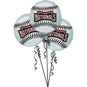    MLB Washington Nationals Foil Balloons Set of 3