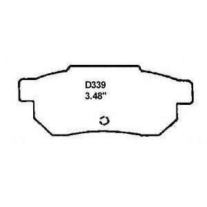  Wagner ZD339 Rear Non Asbestos Pads Automotive