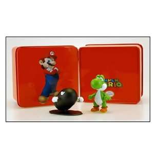  Super Mario Figure Tins Yoshi & Bullet Bill Toys & Games