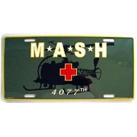 ARMY HUEY MASH 4077TH MEDICAL CAR TAG LICENSE PLATE  