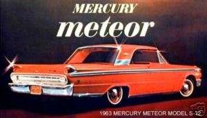 1963 MERCURY METEOR ~ MODEL S 33 (RED) MAGNET  