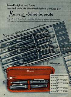 Rare vintage Kaweco pen advert catalog  