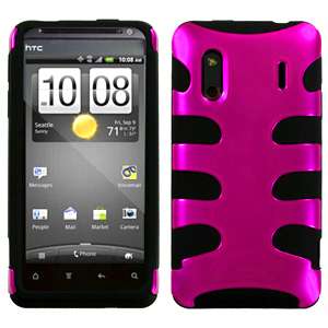 FISHBONE Dual Phone Protector Cover Case for HTC EVO Design 4G HERO S 