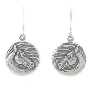   Earrings in Sterling Silver, #8071 Taos Trading Jewelry Jewelry