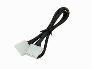 48inch 4Pin Molex Extension Black Sleeved Cable  