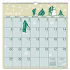 House of Doolittle HOD376   Illustrated Monthly Wall Calendar, 12 x 12 