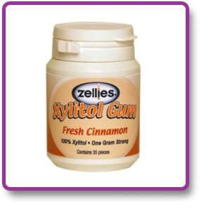  Zellies Fresh Cinnamon Xylitol Gum