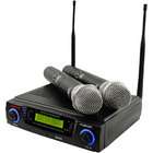   Professional UHF Dual Channel Microphone System With 2 Microphones