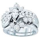   Bridal Set w/ Ring Guard Band (Size 7.5   Other Sizes Available