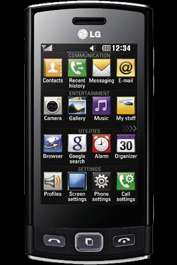 Tesco Mobile LG Viewty Snap GM360 mobile phone Black 