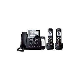 KX TG6672B DECT 6.0 Digital Answering System with 1 Corded and 2 
