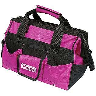   Pink Tool Bag w/ 24 Inside and Outside Pockets  The Original Pink Box