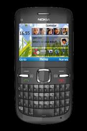 Tesco Mobile Nokia C3 00 Graphite   Tesco Phone Shop 