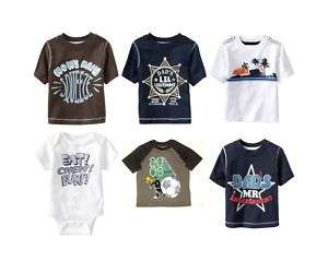 NEW boys Old Navy graphic T shirts tops sz 2T 4T 5T  