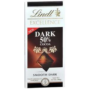 Lindt Excellence Chocolate Bar 50% Cocoa, 3.5 Ounce Bars (Pack of 12 