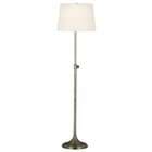 brass finish metal 5 lite floor lamp w strong balanced weighted base