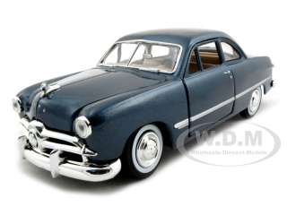 1949 FORD COUPE BLUE 124 DIECAST MODEL CAR  