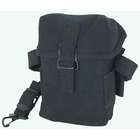 Outdoor Black Korean Army Style Ammo Pouch   7 x 4.5 x 2.5, Canvas 