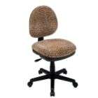   Adjustable Swivel Chair with Flex Back   Bobcat Animal Print
