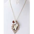 Necklaces   Fashion Jewelry Antique Gold Cameo Charm Necklace with 