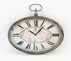 French Antique Style Distressed Wall Clock   Home Decor Vintage 
