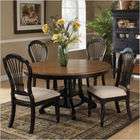 Hillsdale Wilshire Rubbed Black Dining Set (3 Pieces)