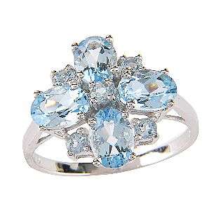 10k white gold Aquamarine ring  Jewelry Gemstones Rings 