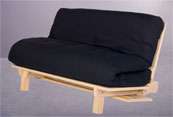 New Tri Fold Lounger Bed Wood Futon Frame   FULL SIZE  