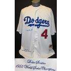   Snider Autographed Brooklyn Dodgers Authentic Throwback M N Jersey