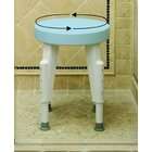 MADDAK INC. Swivel Turning Round Shower Bath Stool Seat Chair Bench