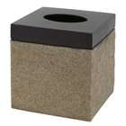   Products 9719646221 Leland Tissue Box Cover, Natural with Dark Bronze