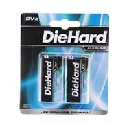 DieHard 2 pack 9V size Alkaline battery 