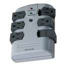 Belkin New Pivot Plug Surge Protector, 6 Outlets, 1080 Joules
